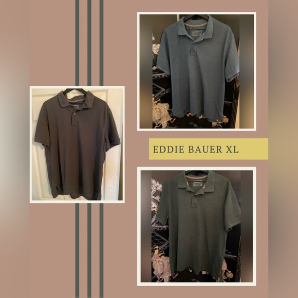 Eddie Bauer Other - Eddie Bauer Men's Earth Tone Polo Shirt Set XL